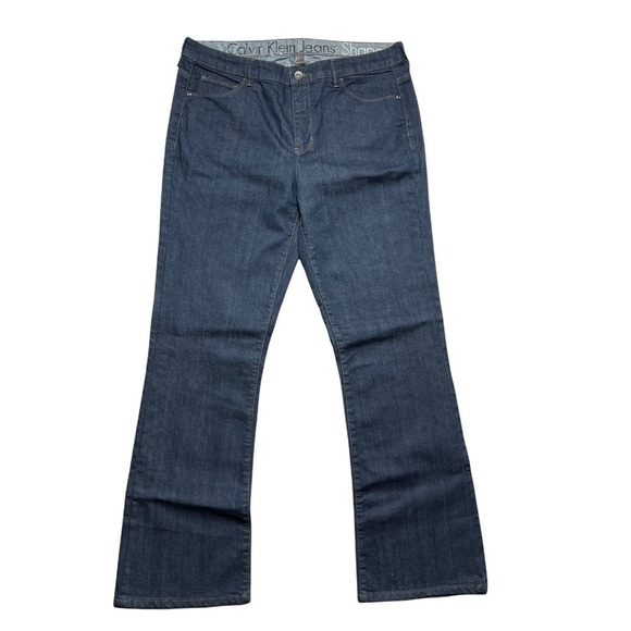 Calvin Klein Jeans Shape Straight Leg Denim Jeans 33/16 - Picture 1 of 7